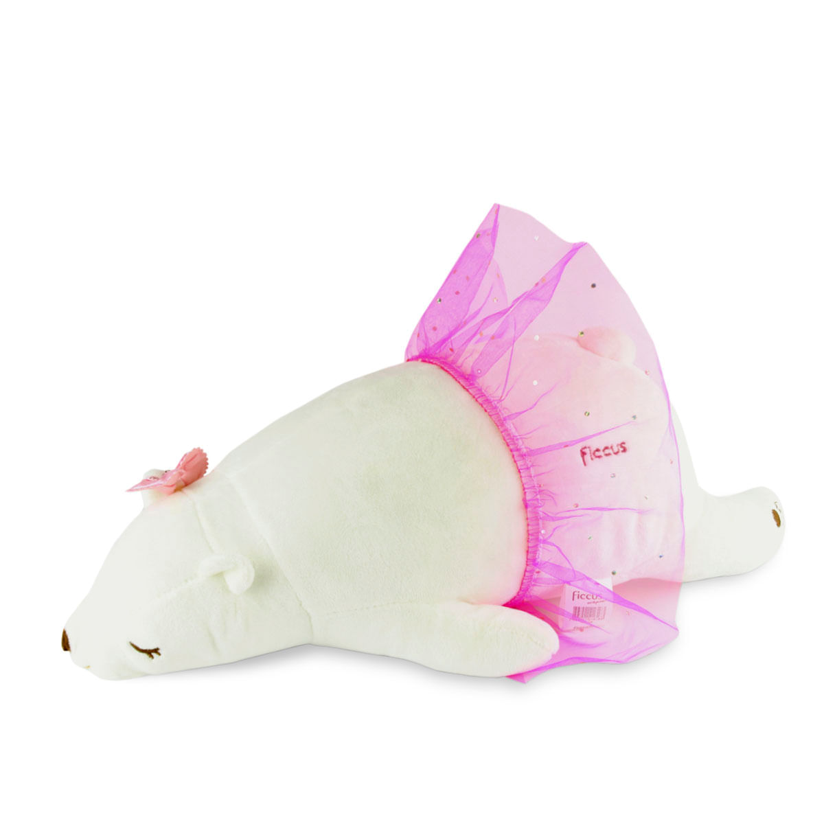 Peluche Acostado Ficcusita Bebé Niña Rosado 3 a 24 Meses