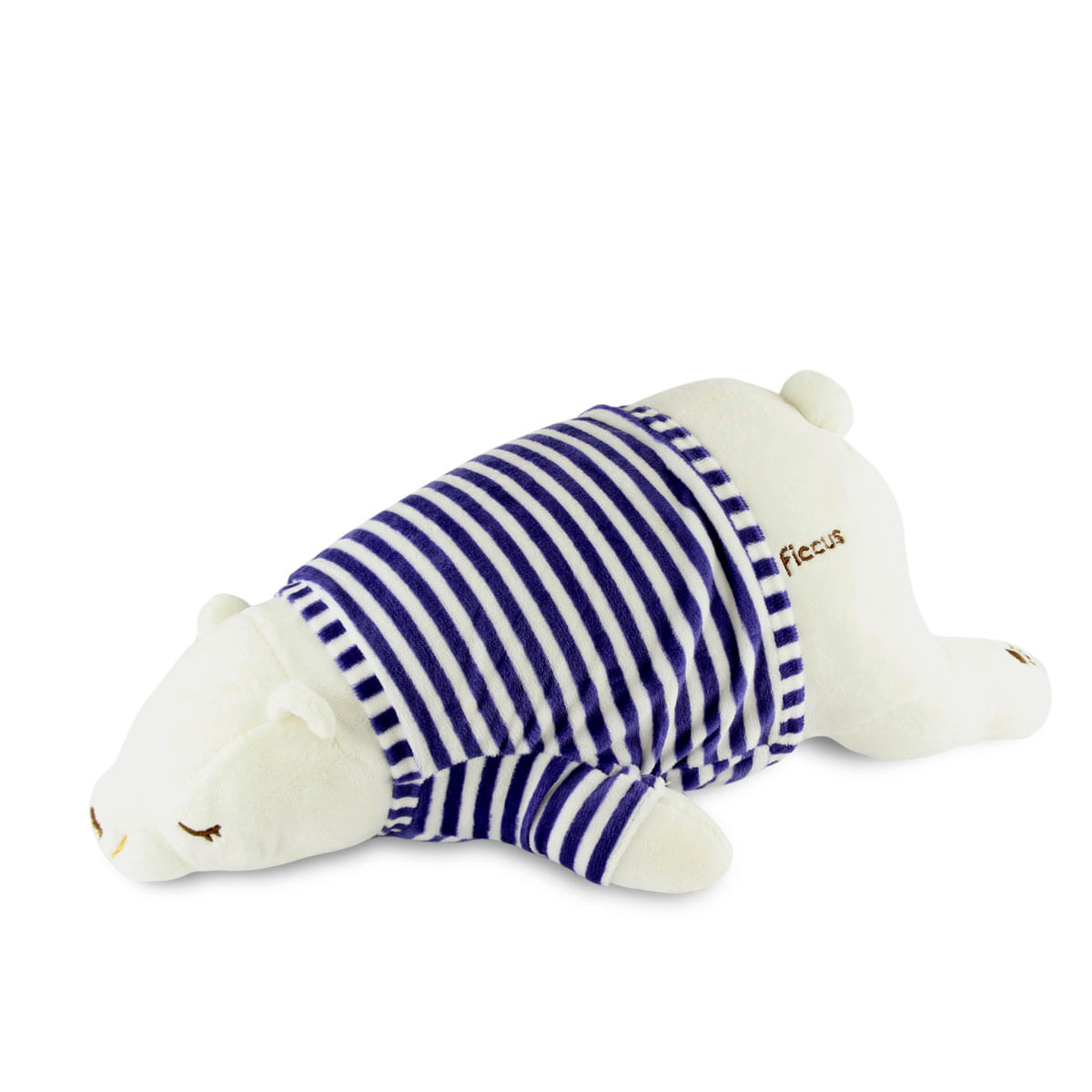 Peluche Acostado Ficcusito Bebé Niño Azul 3 a 24 Meses