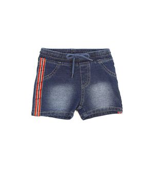 Bermuda Jogg Denim Funny Bebé Niño Azul 3 a 24 meses