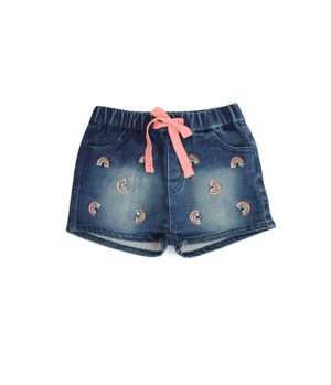 Short Jogg Denim Funny Bebé Niña Azul 3 a 24 meses