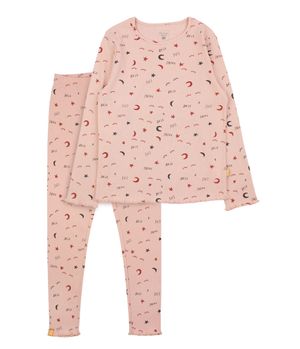 Pijama Estampado Comfy Junior Niña Coral 8 a 12 Años