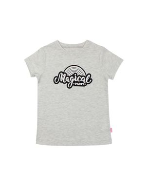 Polera Power Light Kids Niña Gris Melange 2 a 6 años
