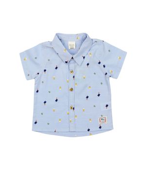 Camisa Craft Bebé Niño Celeste 3 a 24 meses