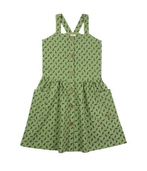 Vestido Craft Kids Niña Verde 2 a 6 años