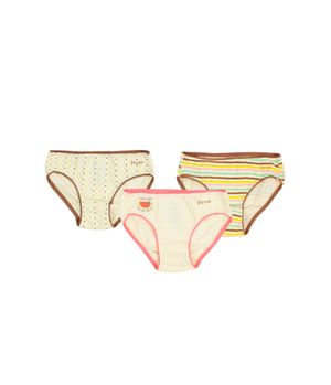 Bikini Transversal Kids Niña Crudo / Rosado 2 a 6 años
