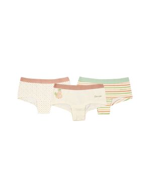 Pantaleta Transversal Kids Niña Crudo/Menta 2 a 6 años