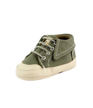 Zapatilla NewBorn New Born Niño Verde Recién Nacido a 6 Meses