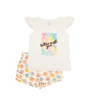 Pijama Must Have Kids Niña Blanco 2 a 6 años