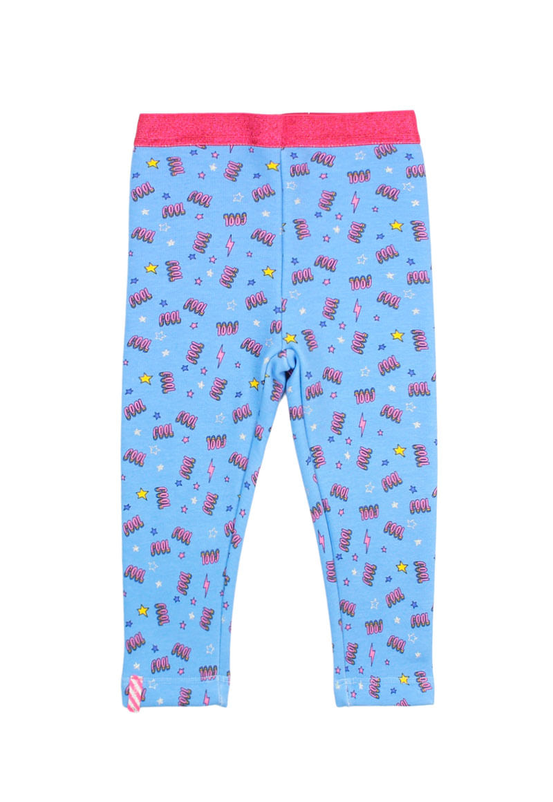 Leggins Power Bebé Niña Celeste 3 a 24 meses