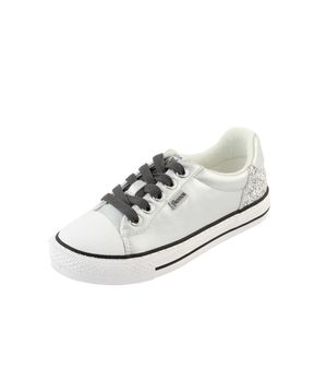 Zapatilla Cordón Brillante W23 Junior Niña Plateado 8 a 12 Años