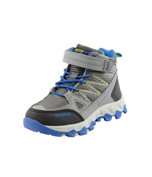 Zapatilla Outdoor Velcro FiccusTex Kids Niño Gris 2 a 6 años