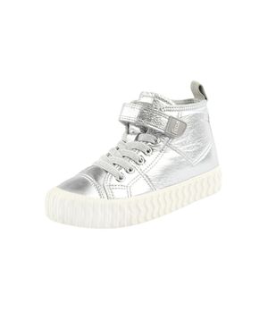 Zapatilla Velcro W23 Junior Niña Plateado 8 a 12 Años
