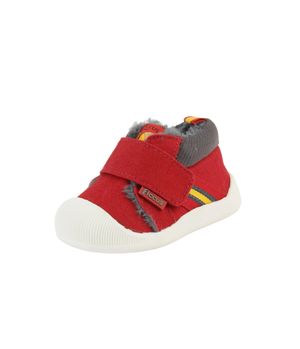 Zapatilla Velcro Preandante Bebé Niño Rojo Recién Nacido a 6 Meses