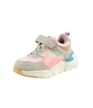 Zapatilla Velcro Lisa W23 Kids Niña Gris 2 a 6 años