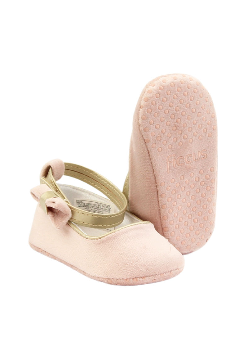 Zapato Abierto NewBorn New Born Niña Rosado Recién Nacido a