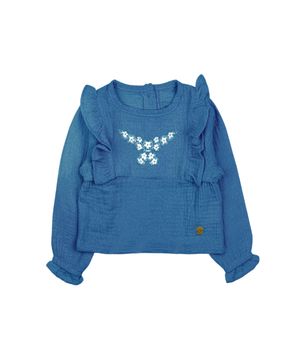 Blusa Outside Bebé Niña Denim 3 a 24 meses