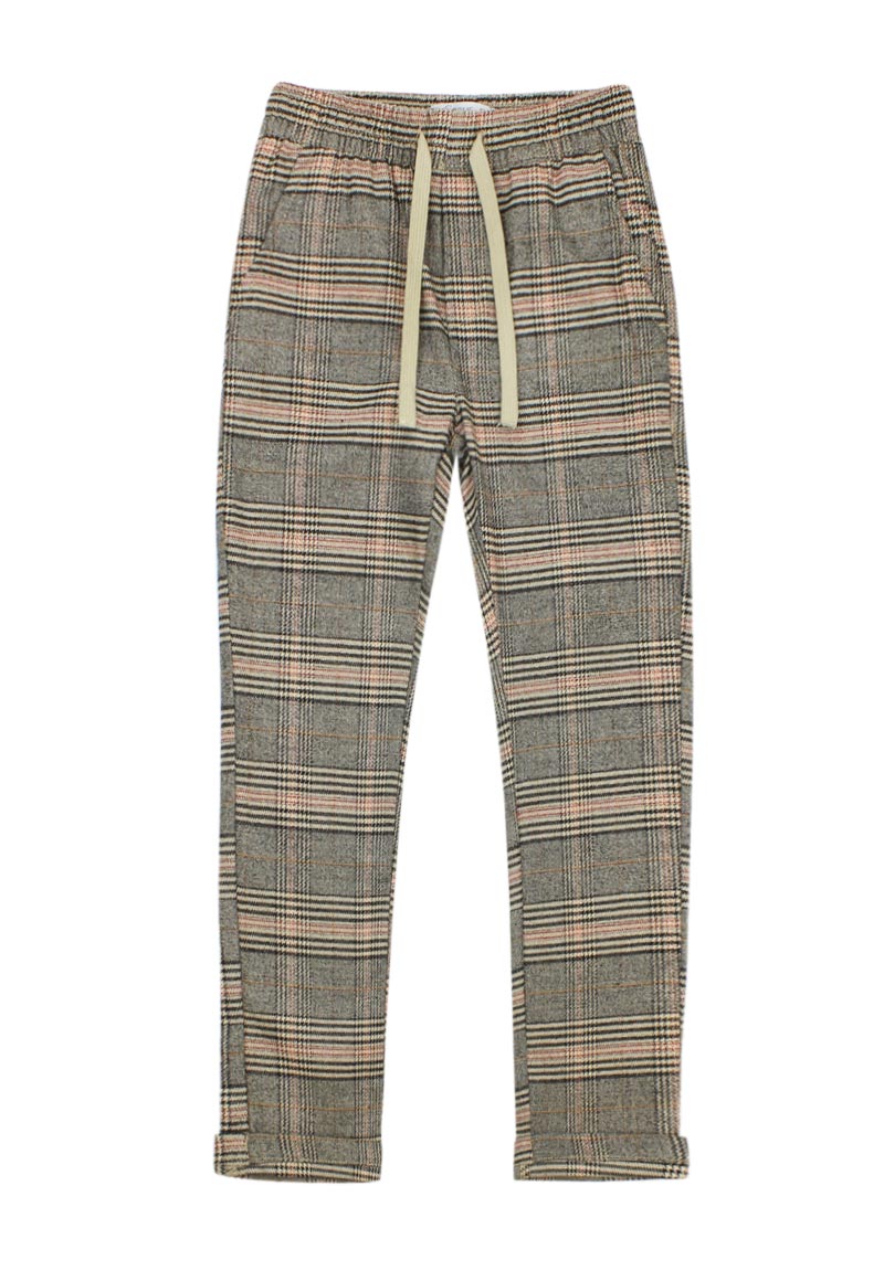 Pantalón Stronger Kids Niño Escoces Café 2 a 6 años
