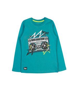 Polera Power Kids Niño Verde 2 a 6 años