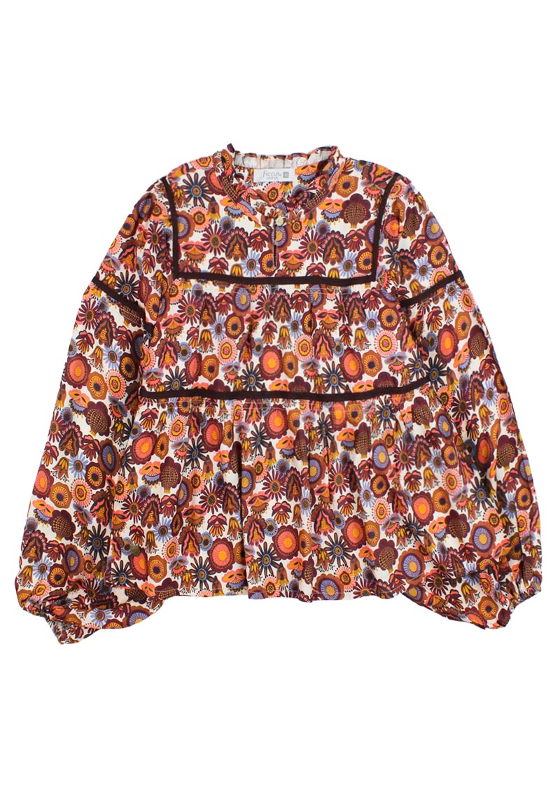 Blusa Outside Junior Niña Café 8 a 12 años