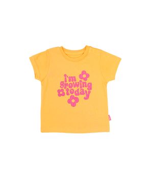 Polera Estampada Day To Day Bebé Niña Naranjo 3 a 24 meses