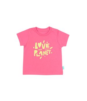 Polera Estampada Day To Day Bebé Niña Rosado Oscuro 3 a 24 meses