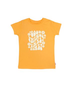 Polera Estampada Day To Day Kids Niña Naranjo 2 a 6 años
