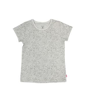 Polera Estampada Rapport Day To Day Junior Niña Gris Melange 8 a 12 años