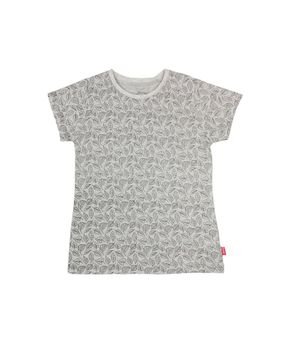 Polera Estampada Rapport Day To Day Kids Niña Gris Melange 2 a 6 años