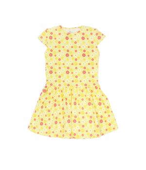 Vestido Urbano Estampado Day To Day Kids Niña Amarillo 2 a 6 años