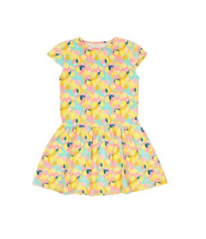 Vestido Urbano Estampado Day To Day Kids Niña Rosado 2 a 6 años