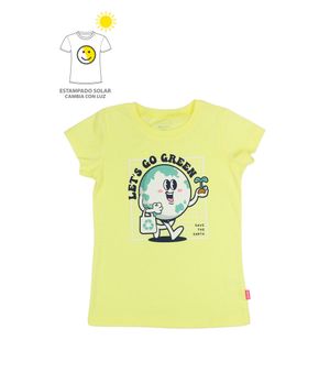Polera Estampado Solar Kids Niña Amarillo 2 a 6 años