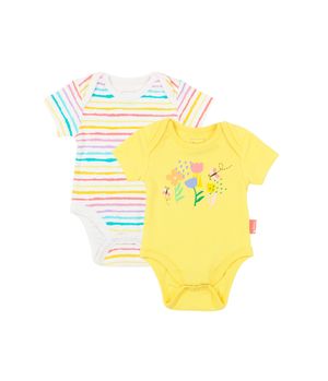 Body Pack Festival New Born Niña Amarillo / Crudo 0 a 6 meses