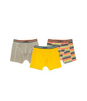 Boxer Pack Triple Elasticado Algodón Ri Teens Niño Multicolor 12 a 16 años