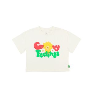 Polera Estampada Oasis Kids Niña Crudo 2 a 6 años