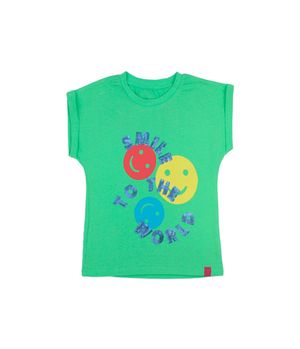 Polera Go Kids Niña Verde 2 a 6 años