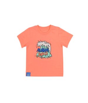 Polera Oasis Bebé Niño Salmon Neon 3 a 24 meses