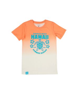 Polera Tie dye Oasis Junior Niño Naranjo 8 a 12 años