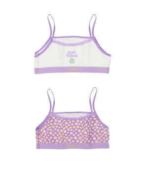 Sostén Pack Doble Florcitas Ri Junior Niña Multicolor 8 a 12 años