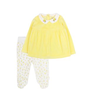 Conjunto Daisies New Born Niña Amarillo 0 a 6 meses
