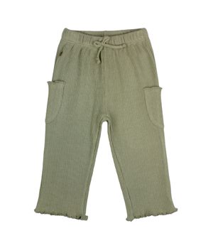Pantalón Earth Bebé Niña Verde 3 a 24 meses