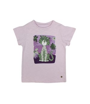 Polera Earth Kids Niña Lila 2 a 6 años