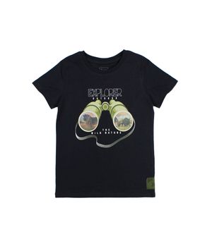 Polera Earth Kids Niño Grafito 2 a 6 años