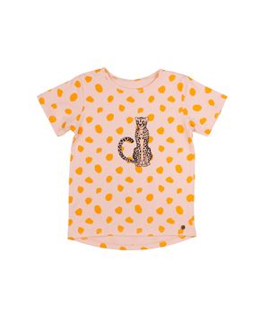 Polera Felina Earth Kids Niña Coral 2 a 6 años