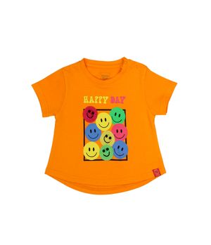 Polera Go Bebé Niña Naranjo 3 a 24 meses