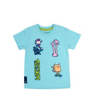 Polera Go Bebé Niño Celeste 3 a 24 meses