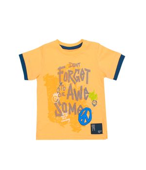 Polera Go Bebé Niño Naranjo Claro 3 a 24 meses