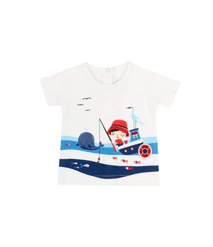 Polera Sea New Born Niño Crudo 1 a 6 meses