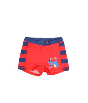 Traje de Baño Estampado Urbano Cool Bebé Niño Rojo 6 a 24 meses