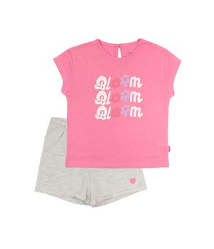Conjunto Estampado Day To Day Kids Niña Rosado 2 a 6 años