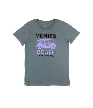 Polera Relieve Day To Day Junior Niño Gris Oscuro 8 a 12 años